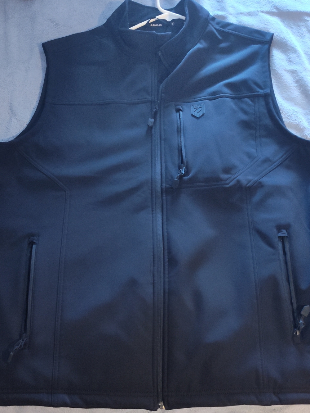 Men's Softshell Vest - Black *CONCEALED CARRY POCKET